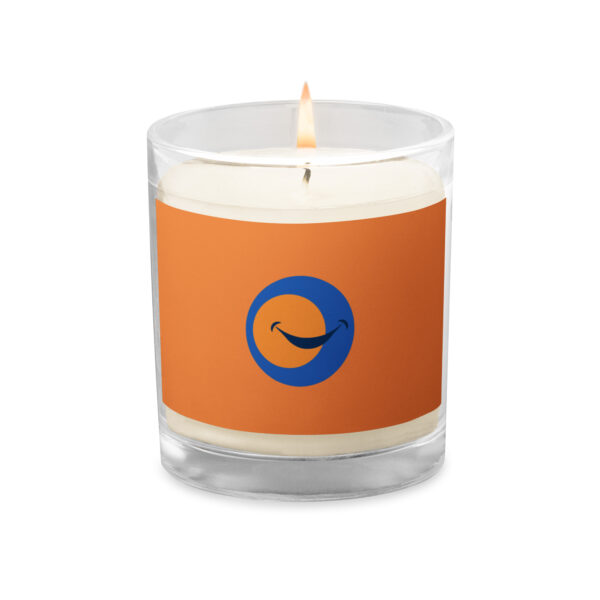 ⁦Glass jar soy wax candle⁩ - الصورة ⁦4⁩